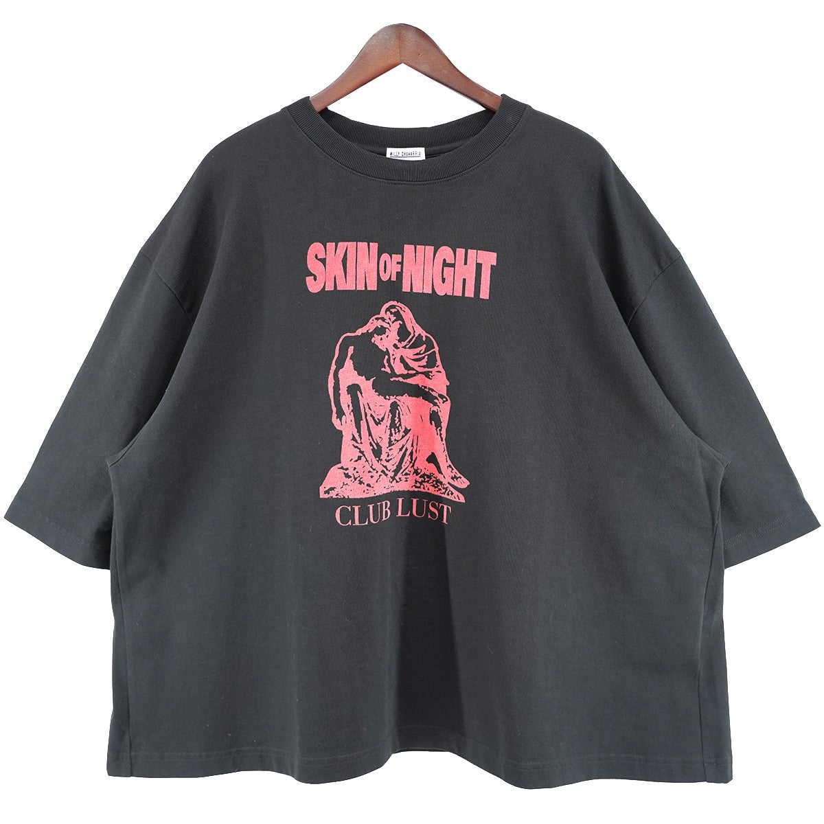 23AW Skin Of Night SS Buffalo Tee × TOM TOSSEYN短丈 ショート丈 ワイド ドロップショルダー グラフィック Tシャツ