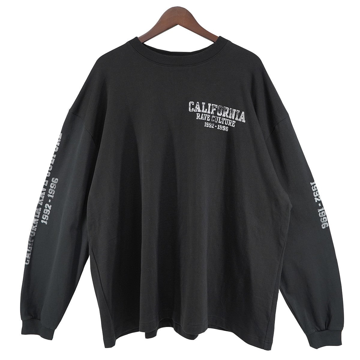 24AW Ca Rave Culture Long Sleeve Buffalo T-Shirtカリフォルニア ロゴ ワイド ロングスリーブ ロンT 長袖Tシャツ