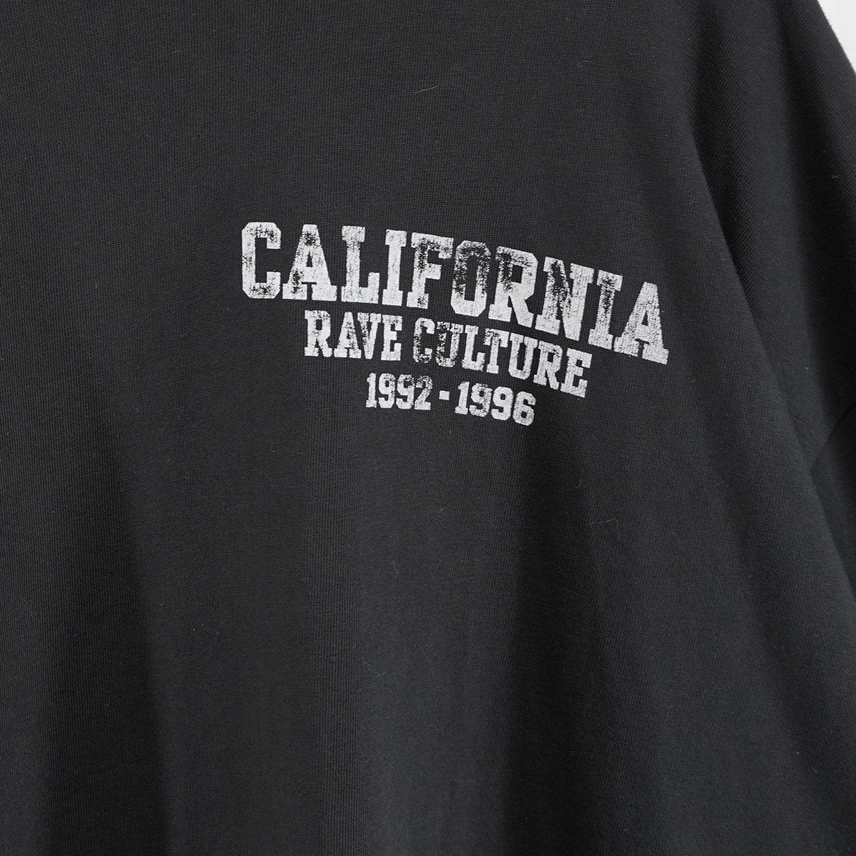 24AW Ca Rave Culture Long Sleeve Buffalo T-Shirtカリフォルニア ロゴ ワイド ロングスリーブ ロンT 長袖Tシャツ