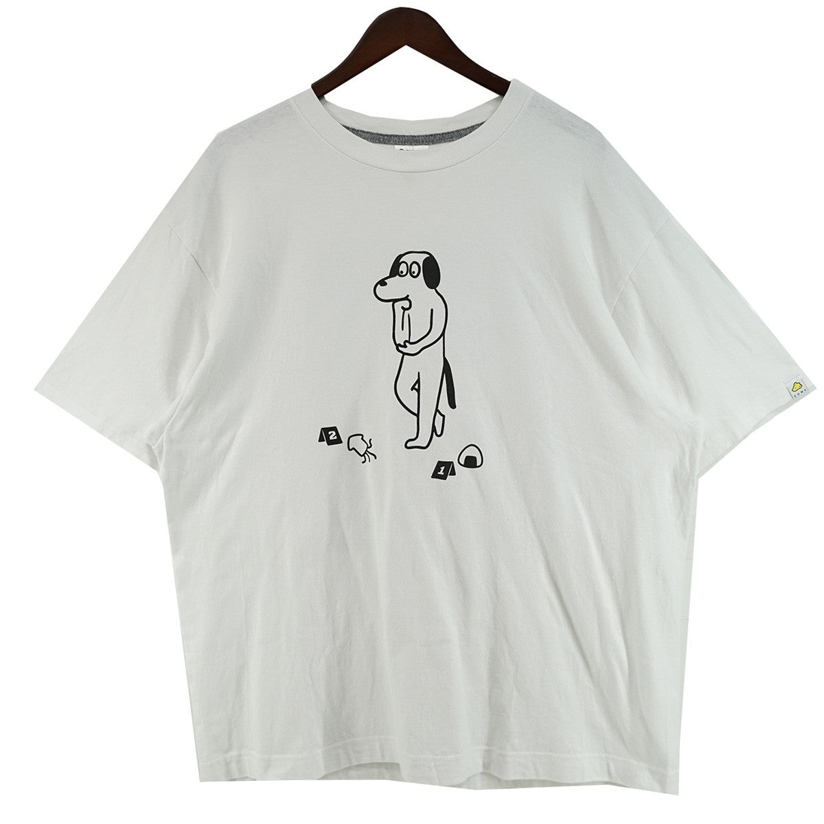 S／S Tee 推理4 ドッグシンク ロゴ Tシャツ