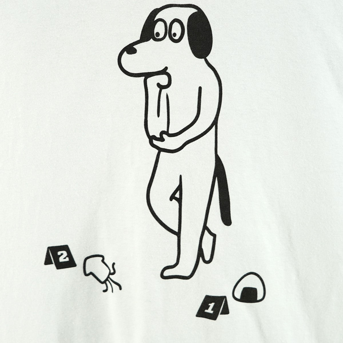 S／S Tee 推理4 ドッグシンク ロゴ Tシャツ