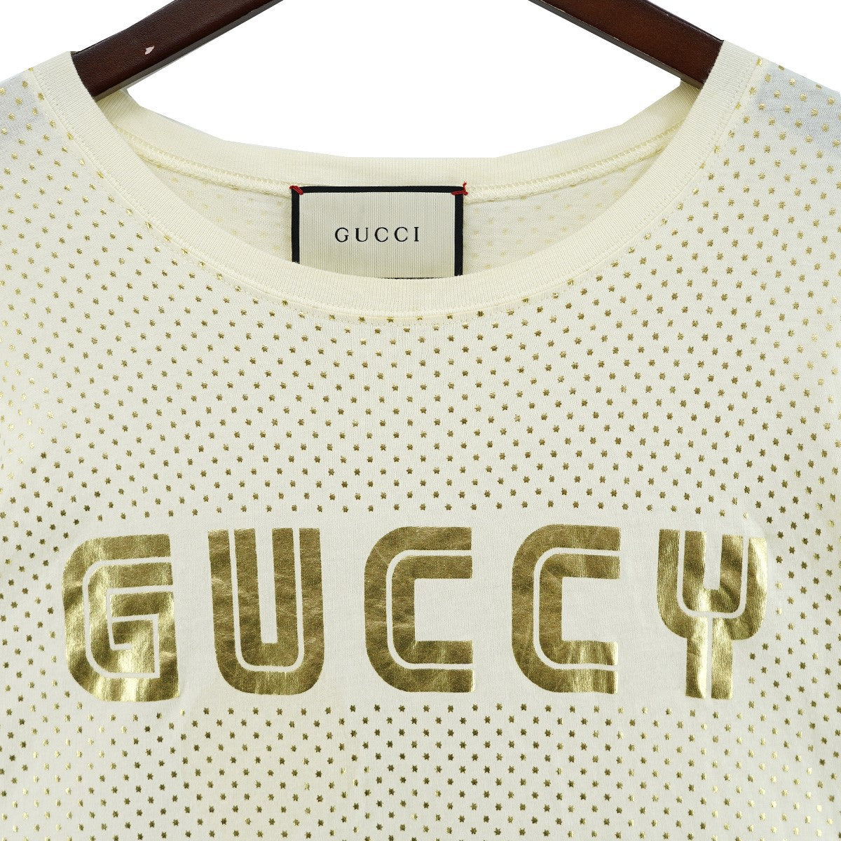 GUCCI 18SS ミケーレ期 Vintage Logo Star Print T-shirtスター GUCCY ロゴ プリント Tシャツ 古着・中古-2枚目のアイテム画像