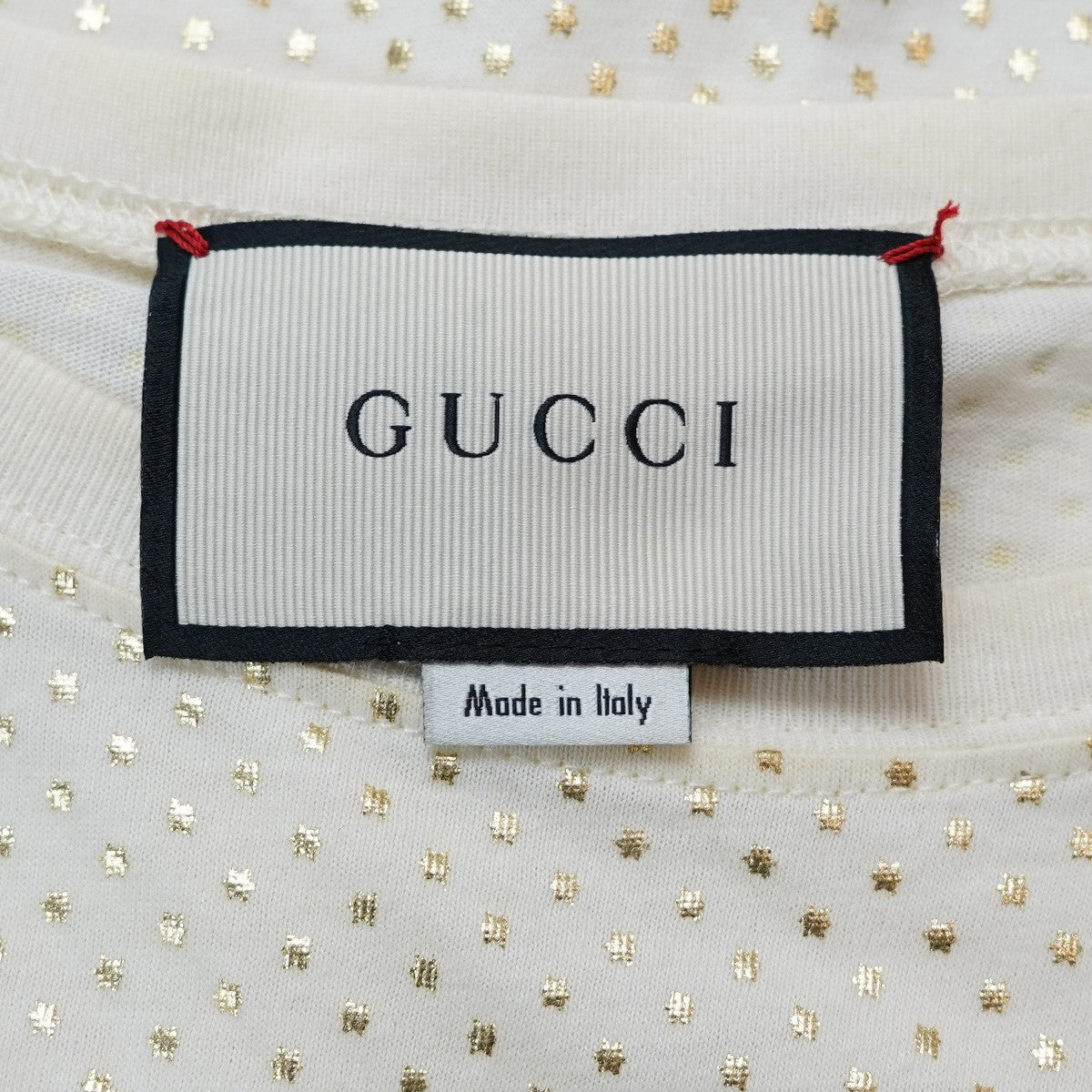 GUCCI 18SS ミケーレ期 Vintage Logo Star Print T-shirtスター GUCCY ロゴ プリント Tシャツ 古着・中古-4枚目のアイテム画像
