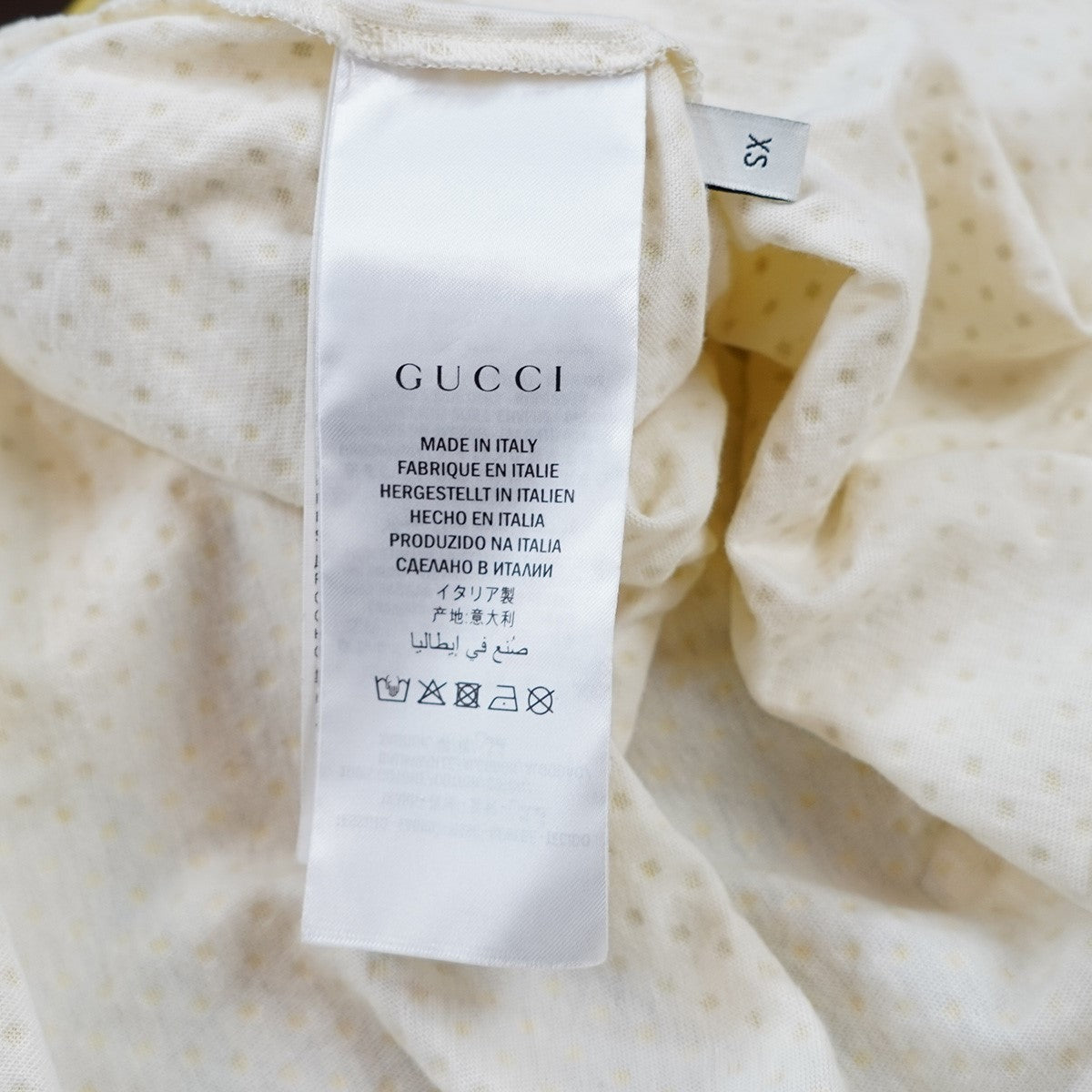 GUCCI 18SS ミケーレ期 Vintage Logo Star Print T-shirtスター GUCCY ロゴ プリント Tシャツ 古着・中古-5枚目のアイテム画像
