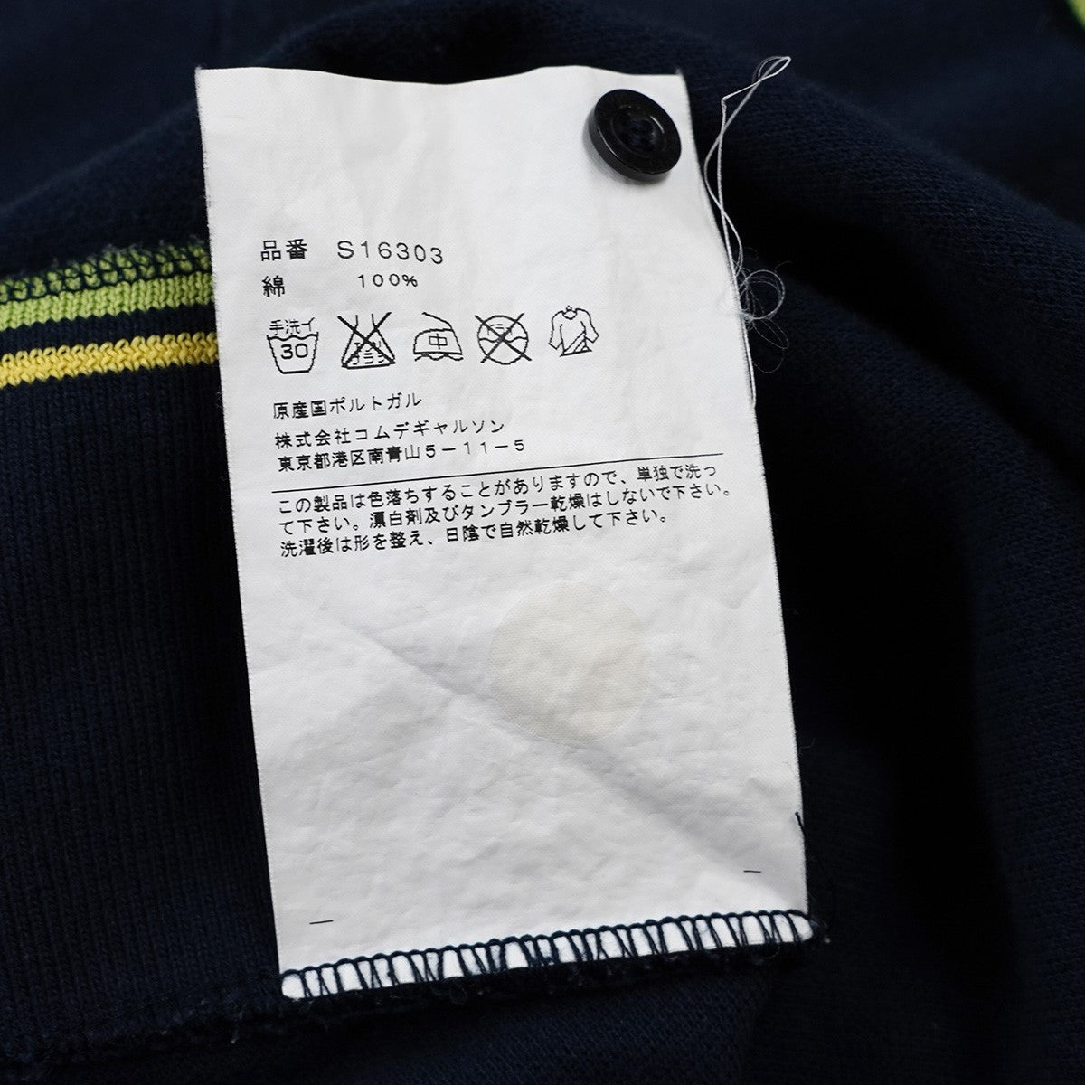COMME des GARCONS SHIRT×FRED PERRY CDG 刺繍 ロゴ トリプルサイドライン コラボレーション ポロシャツ 古着・中古-10枚目のアイテム画像