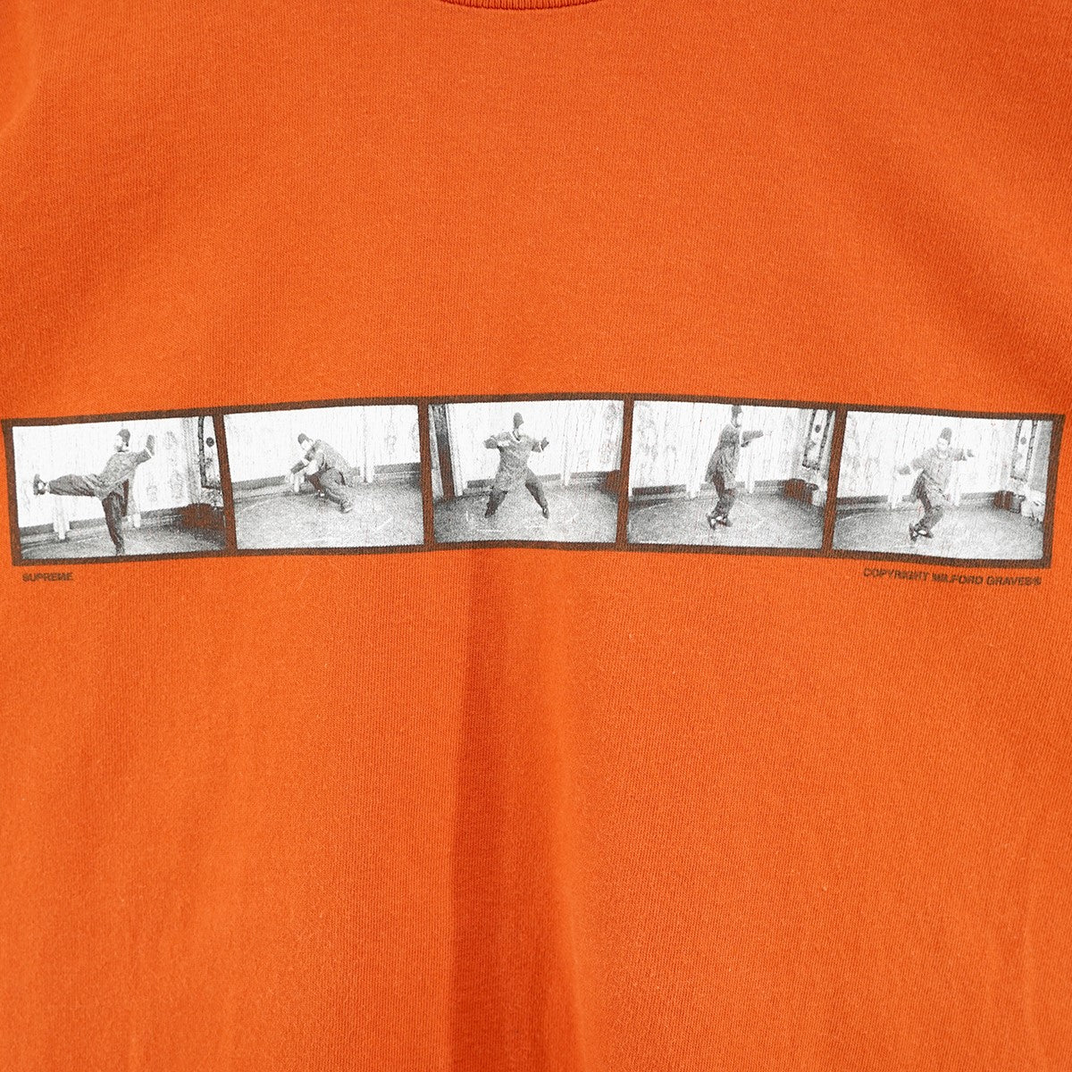 22AW Milford Graves Tee ミルフォード グレイヴス武術 フィルムストリップ フォト ロゴ Babi アルバム バックプリント Tシャツ
