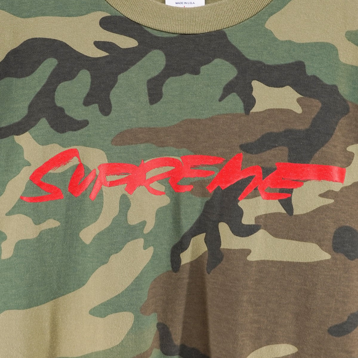 Supreme 20AW Futura Logo Teeフューチュラ フォント ロゴ JUSTICE FOR ALL プリント Tシャツ 古着・中古-3枚目のアイテム画像