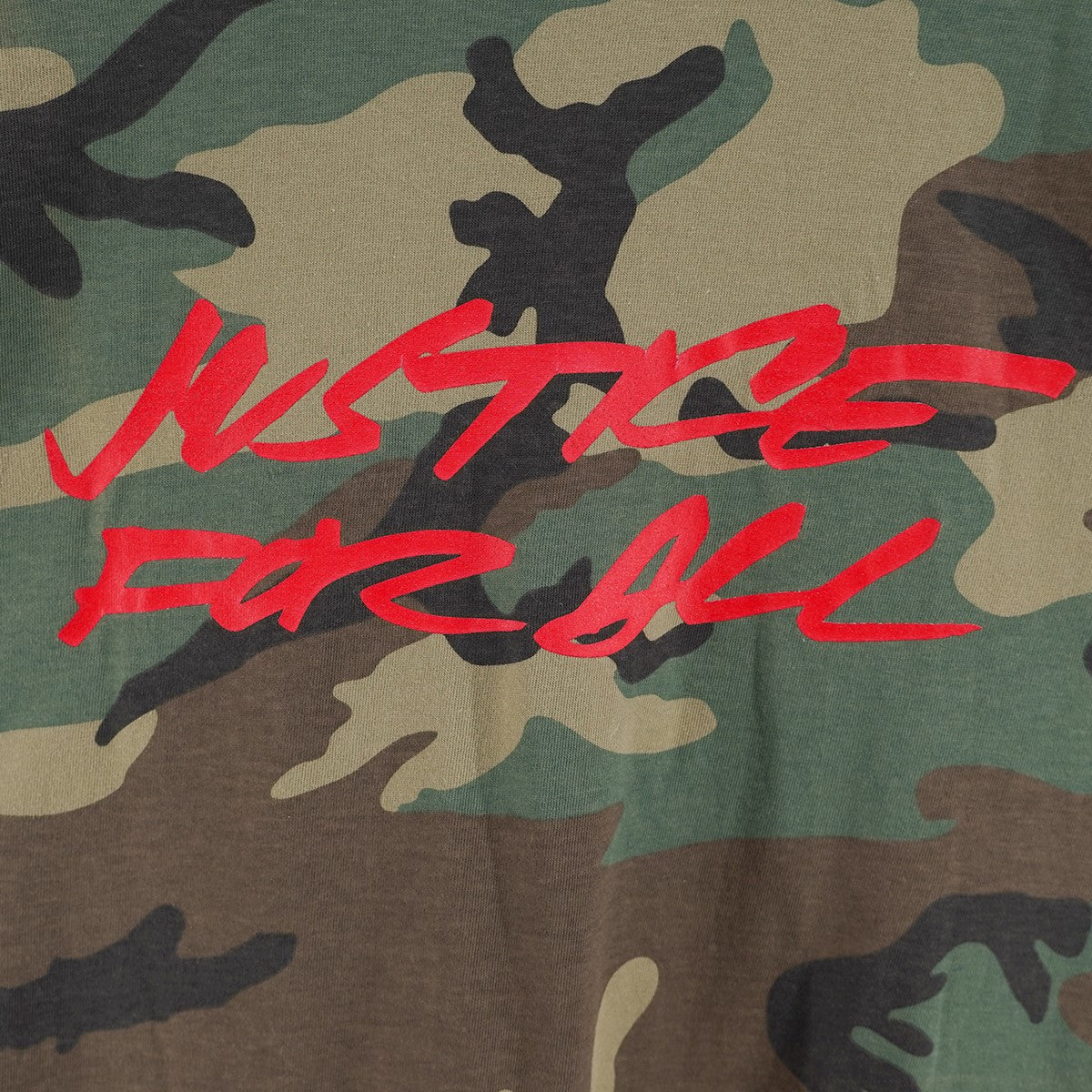 Supreme 20AW Futura Logo Teeフューチュラ フォント ロゴ JUSTICE FOR ALL プリント Tシャツ 古着・中古-4枚目のアイテム画像