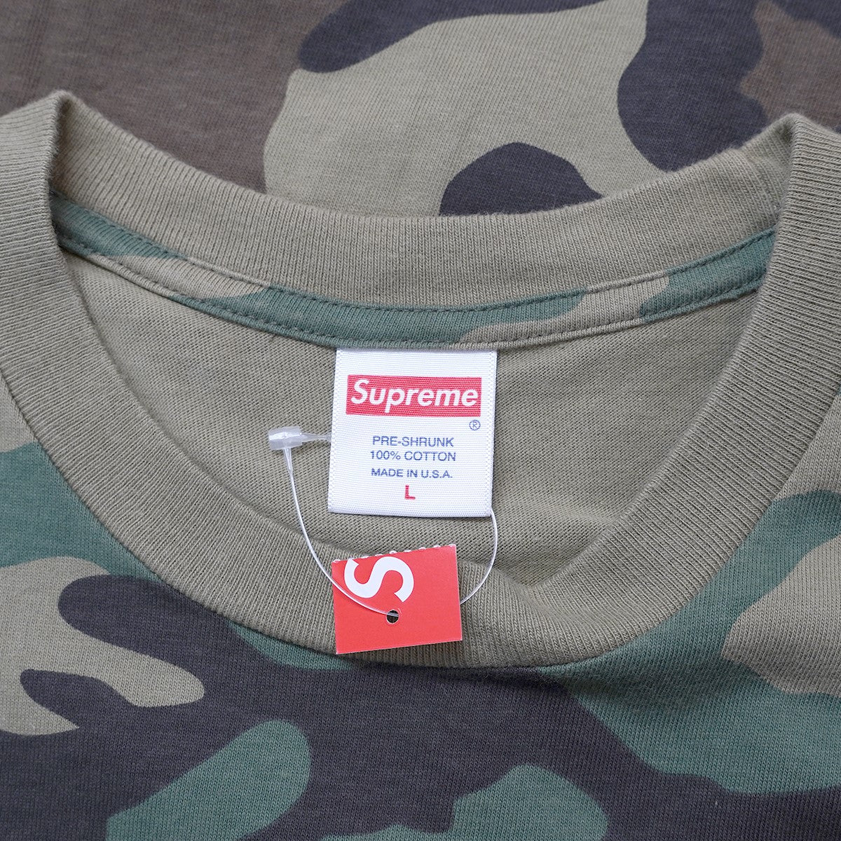 Supreme 20AW Futura Logo Teeフューチュラ フォント ロゴ JUSTICE FOR ALL プリント Tシャツ 古着・中古-5枚目のアイテム画像