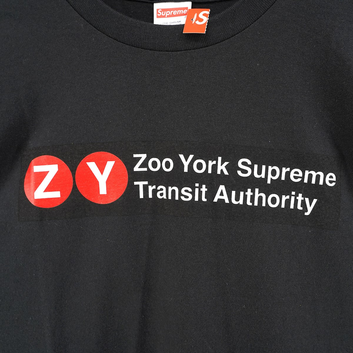 Supreme 25SS x Zoo York Transit Teeコラボ ズーヨーク MTA NY地下鉄 サンプリング ロゴ トランジット Tシャツ 古着・中古-2枚目のアイテム画像