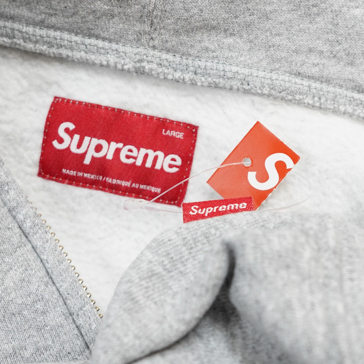 25AW Small Box Zip Up Hooded Sweatshirtスモール ボックス ロゴ ジップアップ フーデッドスウェットシャツ パーカー