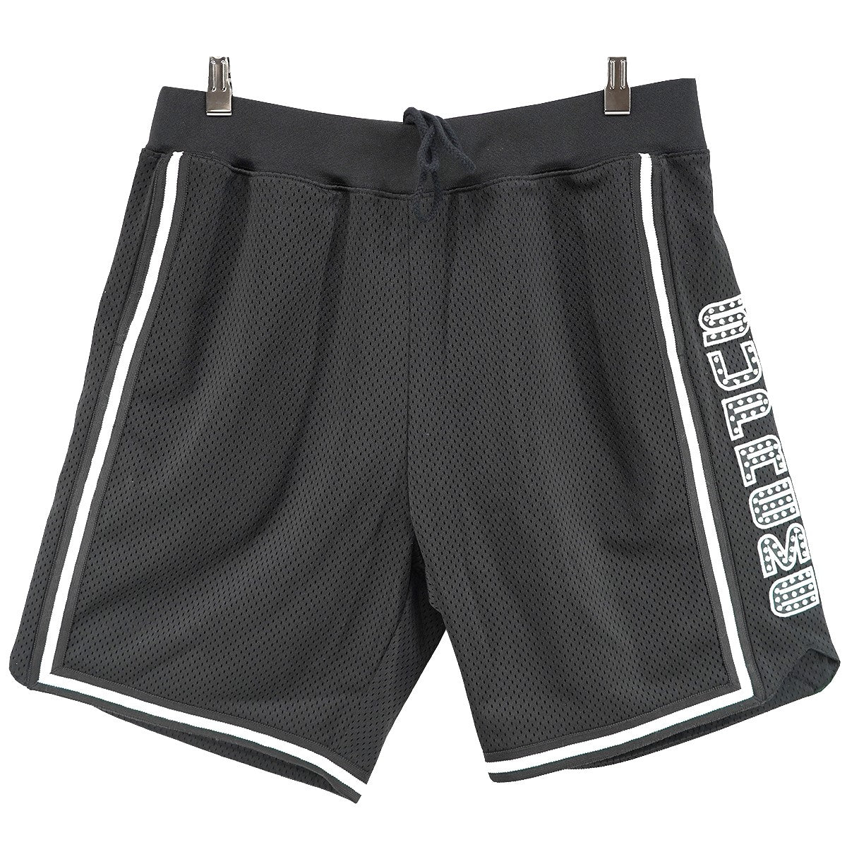 Supreme 19SS Rhinestone Basketball Short ラインストーンロゴ バスケットボール ハーフ メッシュ パンツ 古着・中古-1枚目のアイテム画像