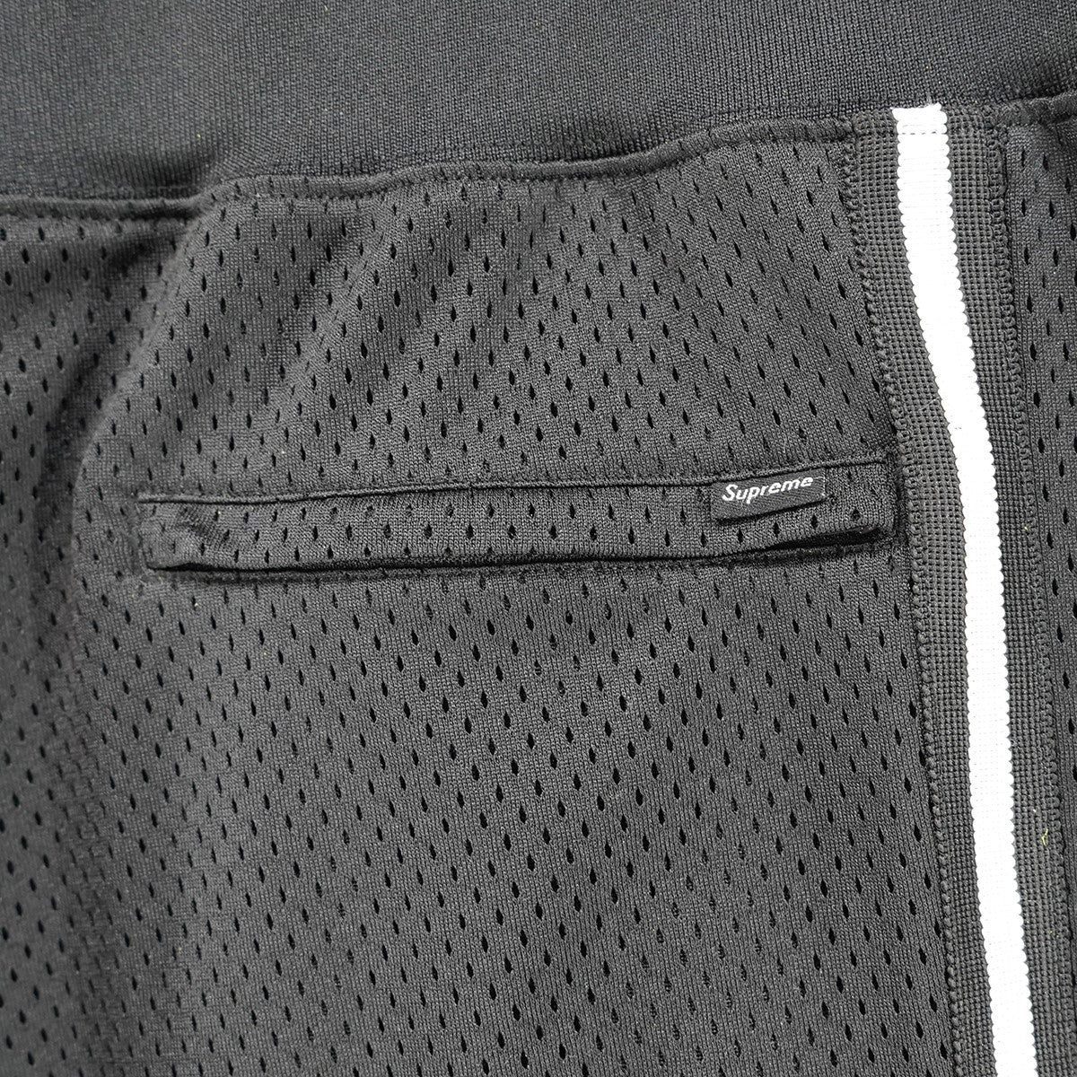 Supreme 19SS Rhinestone Basketball Short ラインストーンロゴ バスケットボール ハーフ メッシュ パンツ 古着・中古-7枚目のアイテム画像