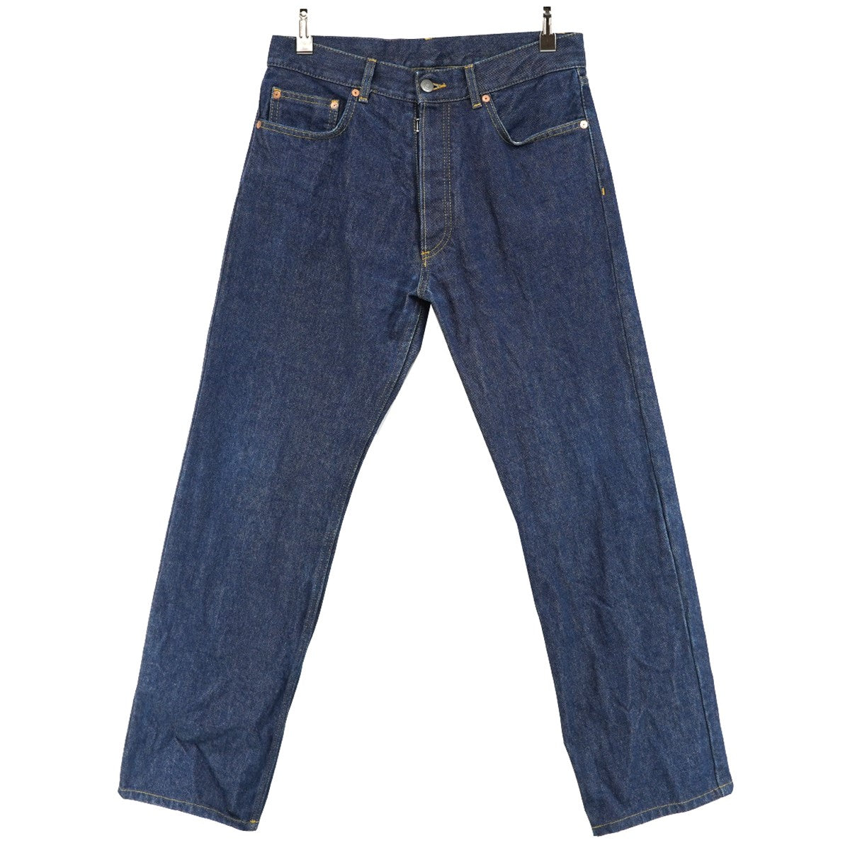 22AW 5-POCKET STRAIGHT JEANS5ポケット 4ステッチ フック ボタンフライ ストレート ジーンズ デニム パンツ