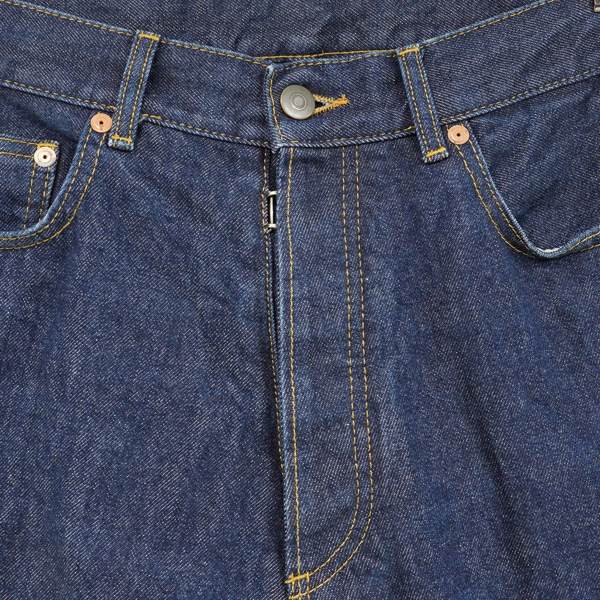 22AW 5-POCKET STRAIGHT JEANS5ポケット 4ステッチ フック ボタンフライ ストレート ジーンズ デニム パンツ