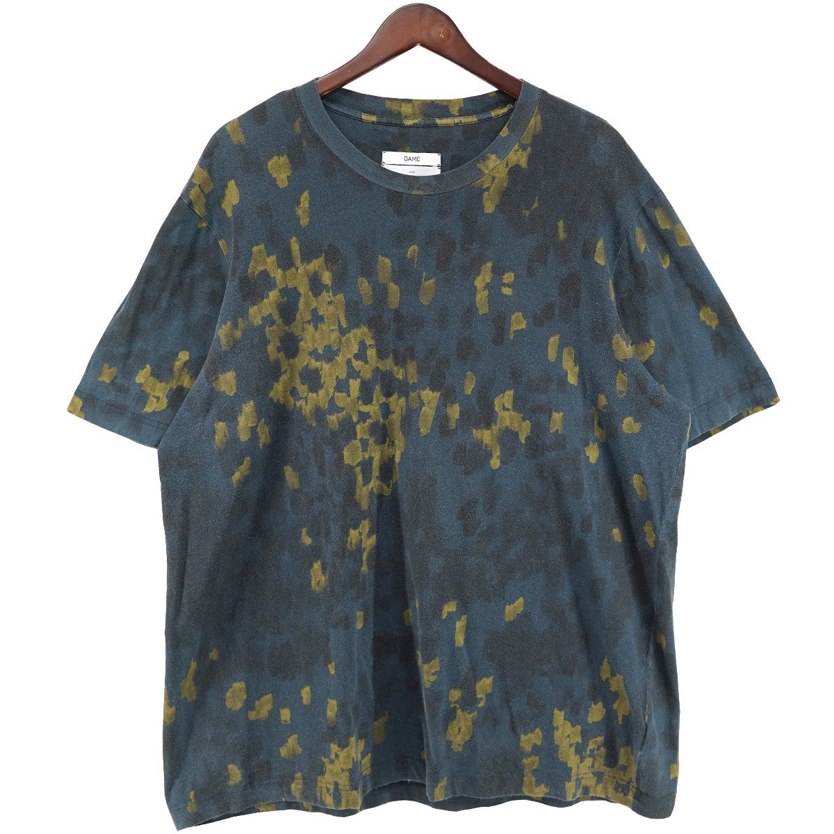 Pulse T-Shirt Camo ジャスパー・ジョーンズ テーマ アブストラクション テキスタイル ドットミリタリー 半円状切替 バックヨーク Tシャツ