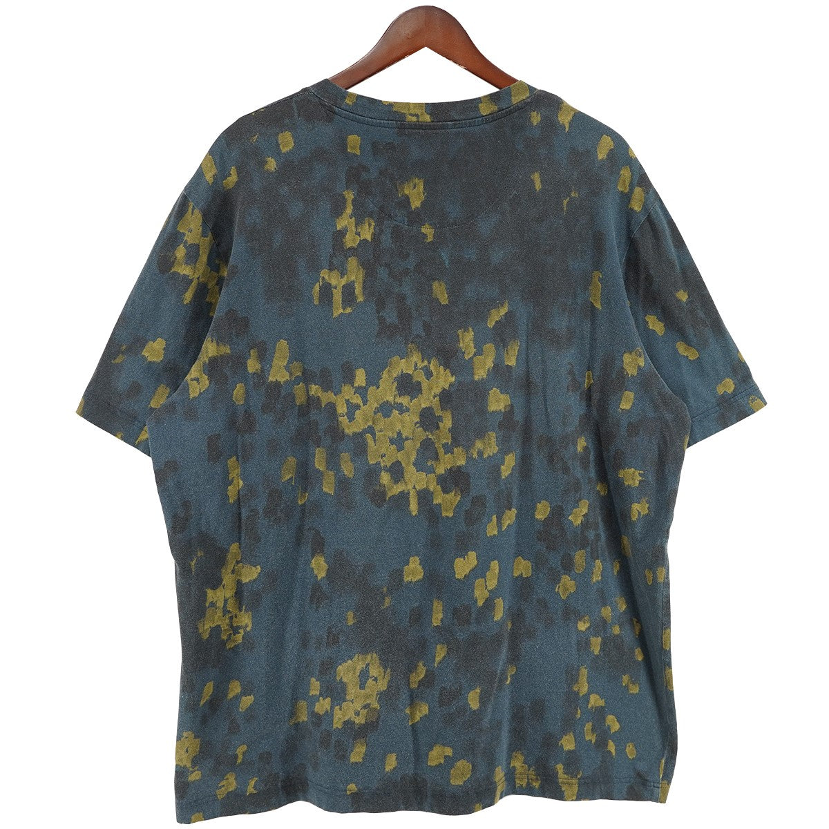 Pulse T-Shirt Camo ジャスパー・ジョーンズ テーマ アブストラクション テキスタイル ドットミリタリー 半円状切替 バックヨーク Tシャツ