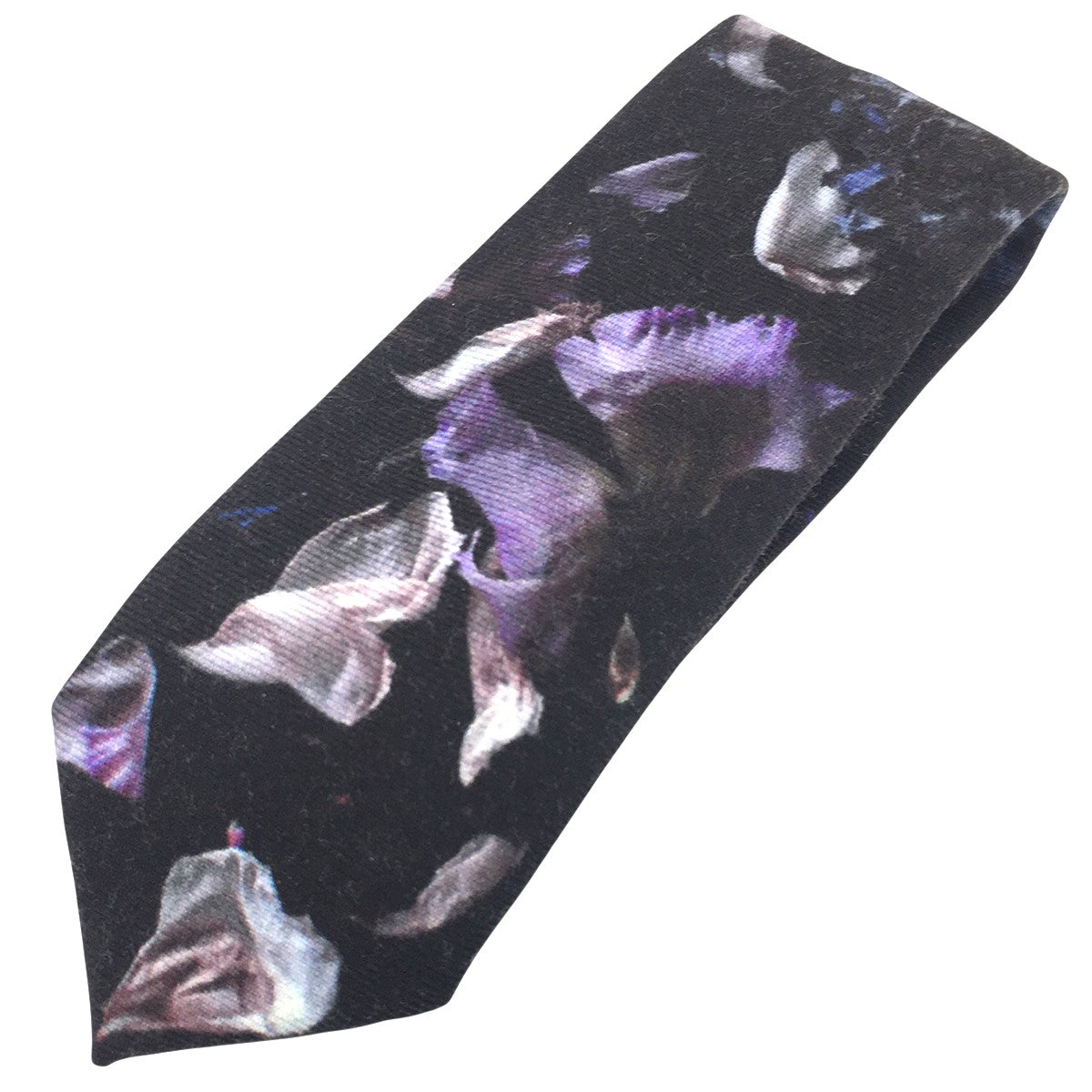 21AW WOOL GABA REAL FLOWER TIEウールギャバ フラワー ネクタイ