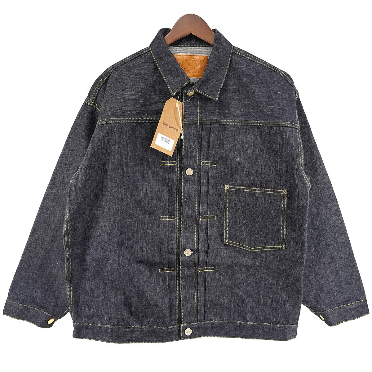 S06XX DENIM JACKET 1940年代 WWII 1st大戦モデル 4ボタン フラップレスポケットTバック SILVER925 刻印ボタン 針置きバックル ロゴパッチ デニム ジャケット