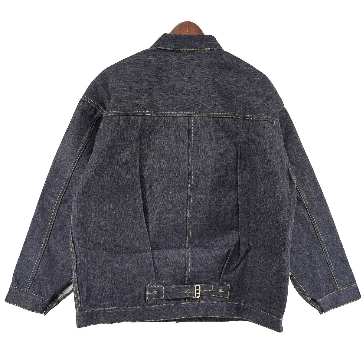 S06XX DENIM JACKET 1940年代 WWII 1st大戦モデル 4ボタン フラップレスポケットTバック SILVER925 刻印ボタン 針置きバックル ロゴパッチ デニム ジャケット