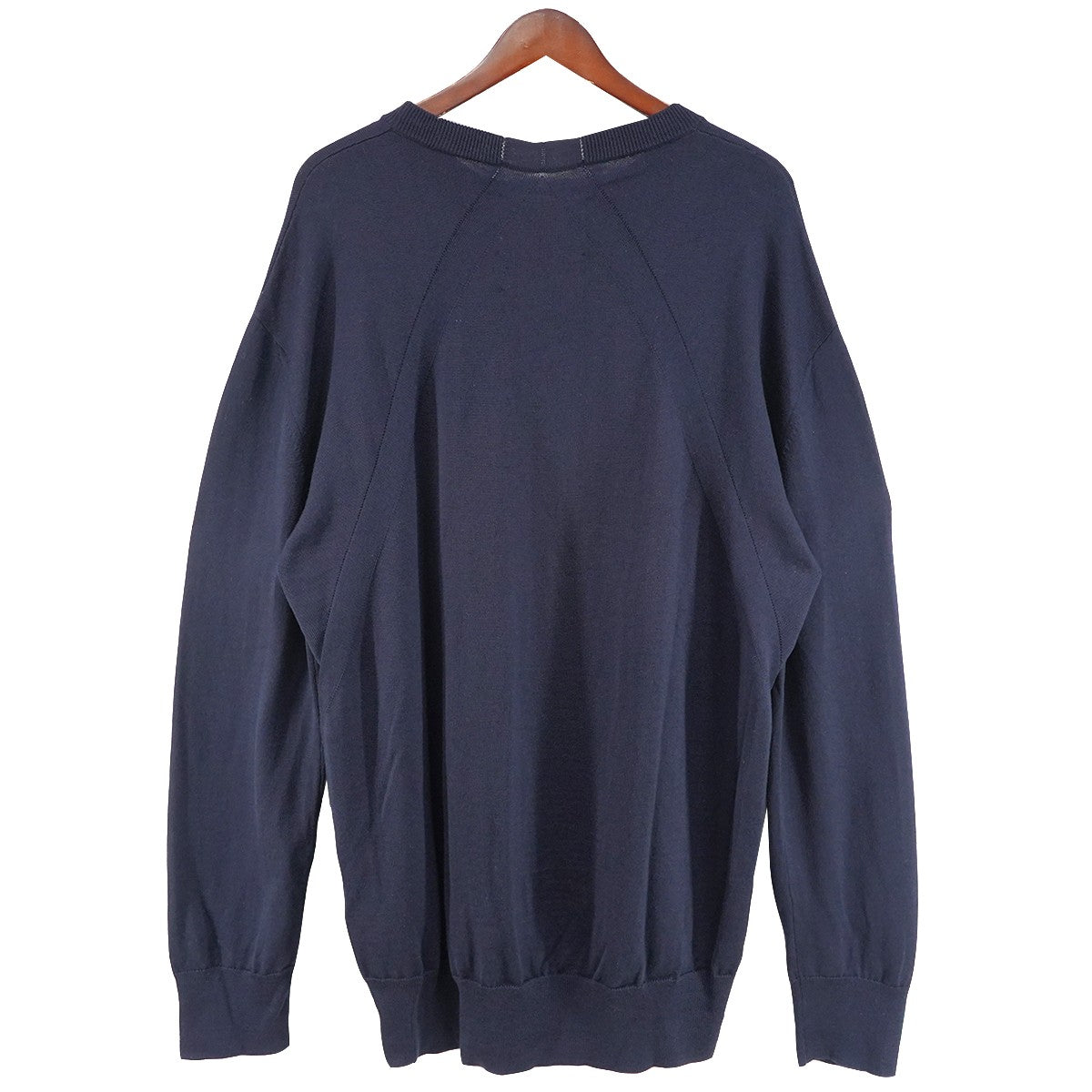 24AW Midweight Wool Crew-Neck Sweater SWEATER CN LS - OVER FITミッドウェイト ウール オーバーフィット クルーネック ニット セーター