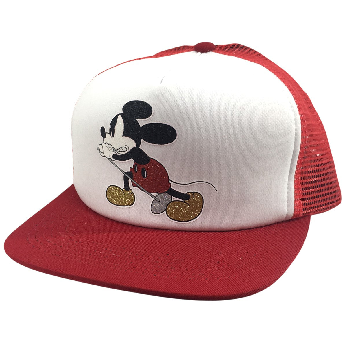 25AW Number (N)ine x Mickey Mouse Mesh Back 5-Panelロゴ ナンバーナイン x ミッキーマウス メッシュ バック 5 パネル キャップ