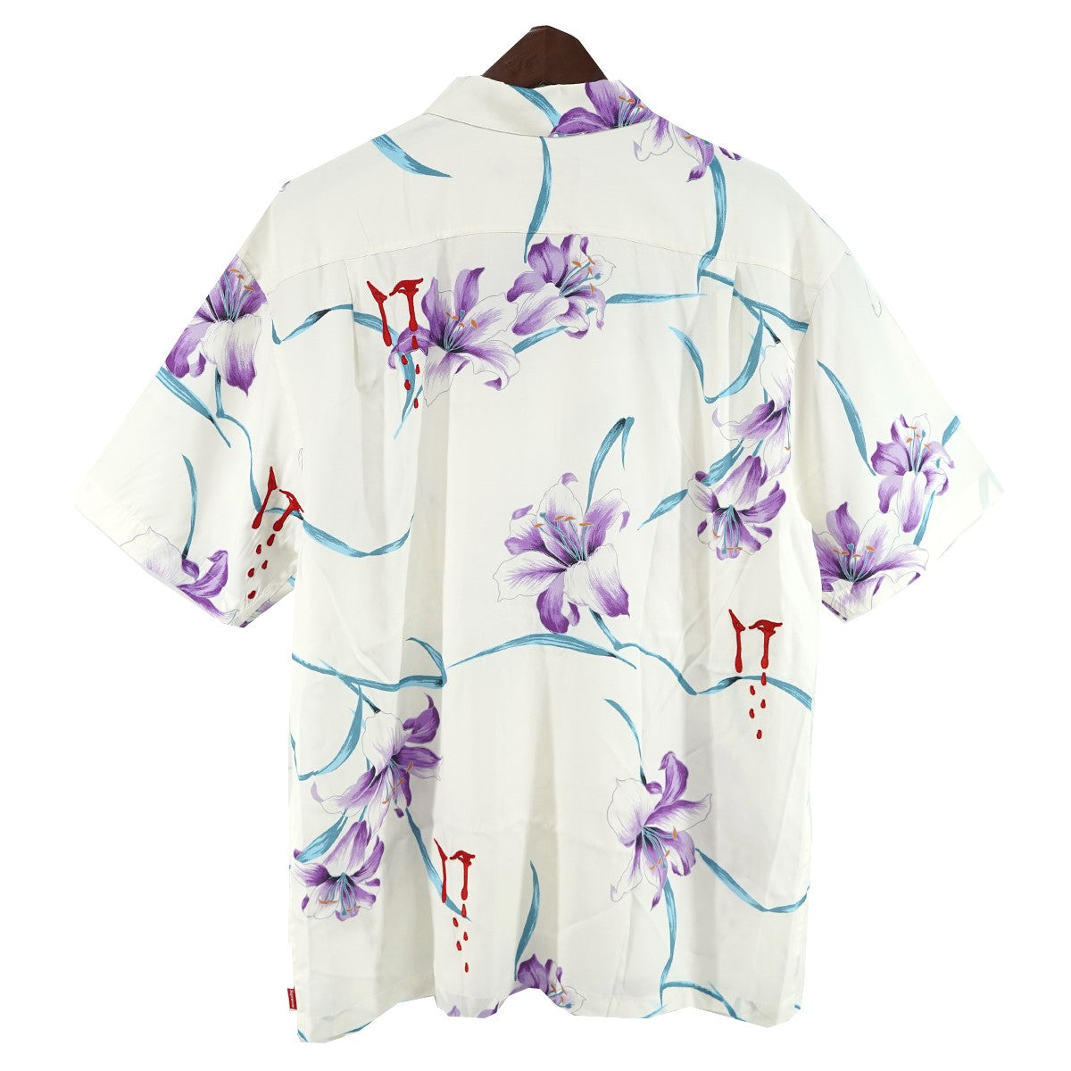26SS AOI Lilies S／S Shirt葵産業 百合 グラフィティ IT ドリップ 刺繍 半袖 シャツ