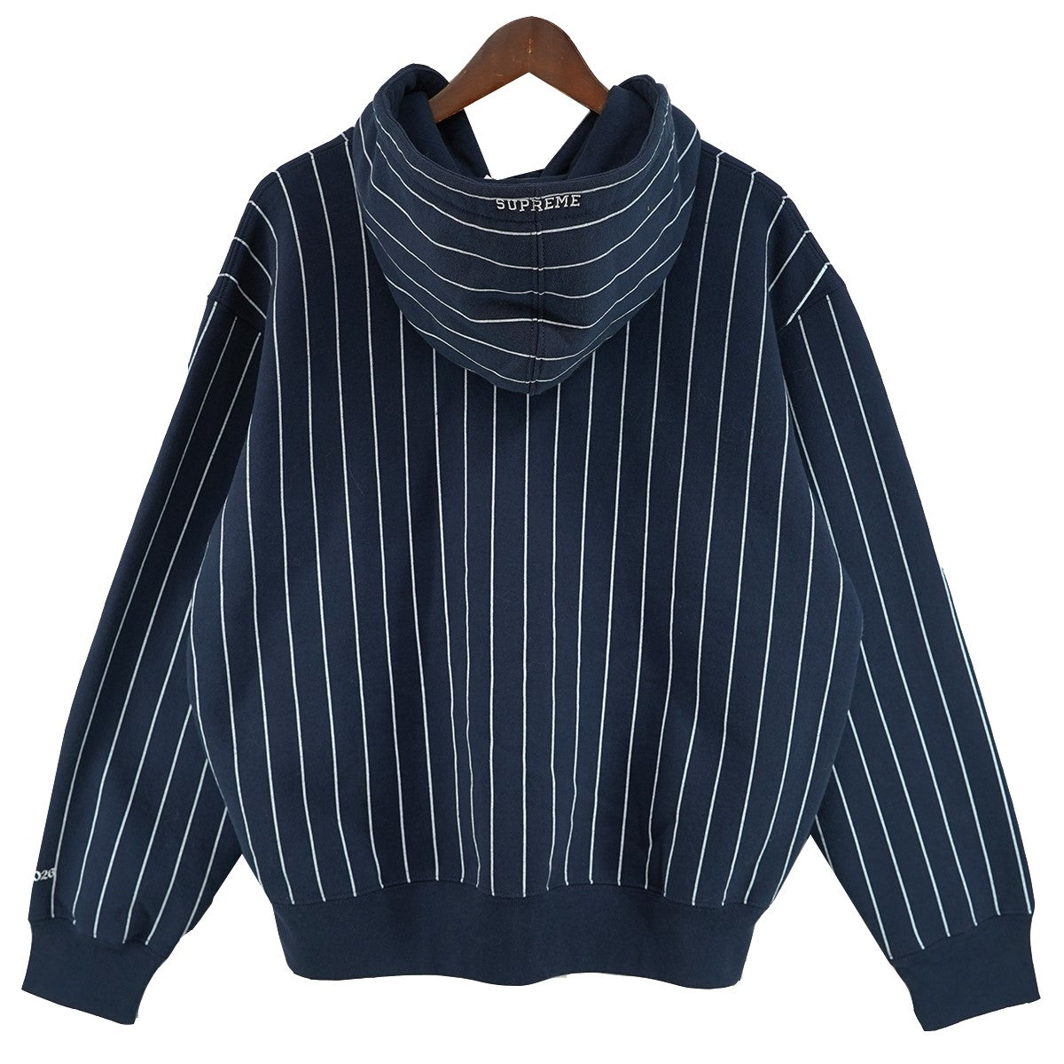 26SS Devil S Logo Zip Up Hooded Sweatshirtデビル エスロゴ ストライプ パーカー
