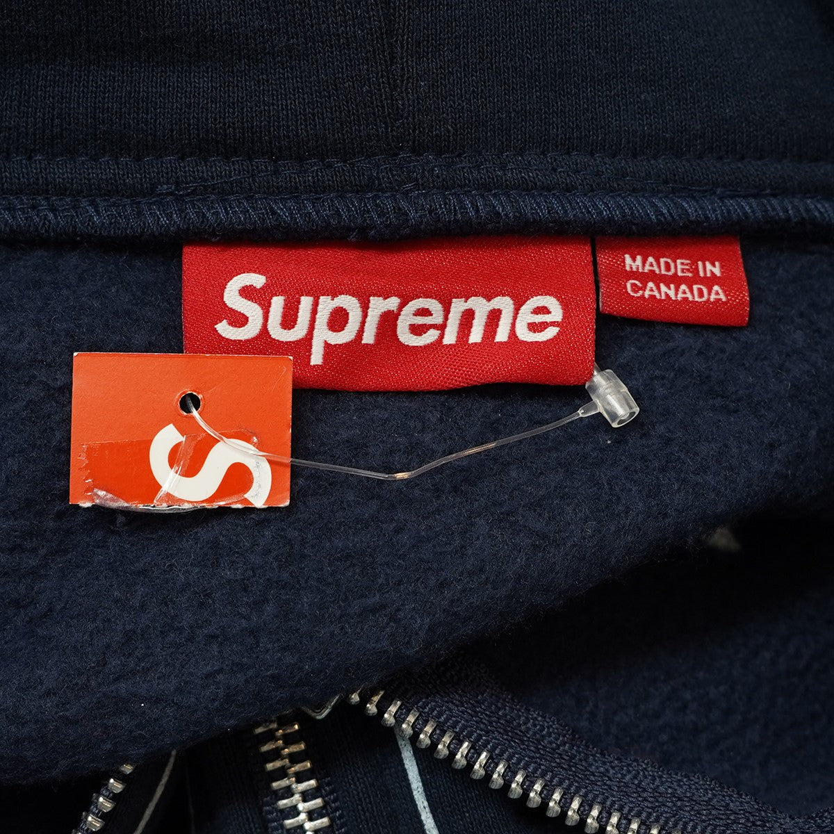 26SS Devil S Logo Zip Up Hooded Sweatshirtデビル エスロゴ ストライプ パーカー