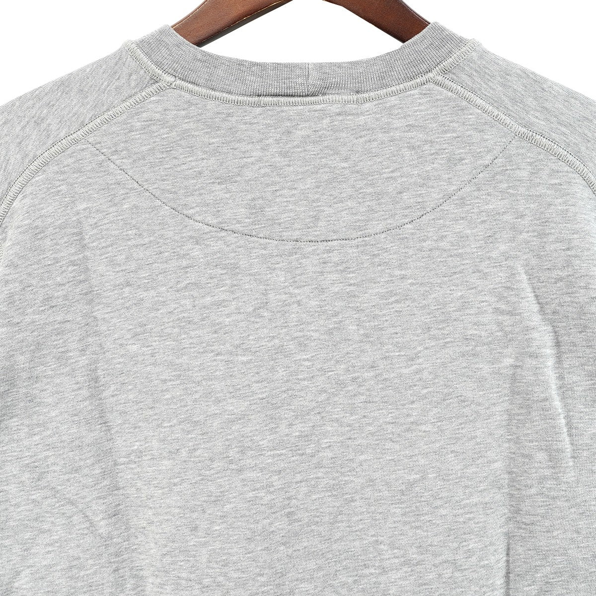 23AW GARMENT DYED SWEATSHIRTガーメントダイド加工 ロゴパッチ クルーネック スウェット トレーナー
