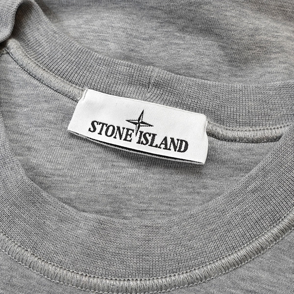 23AW GARMENT DYED SWEATSHIRTガーメントダイド加工 ロゴパッチ クルーネック スウェット トレーナー