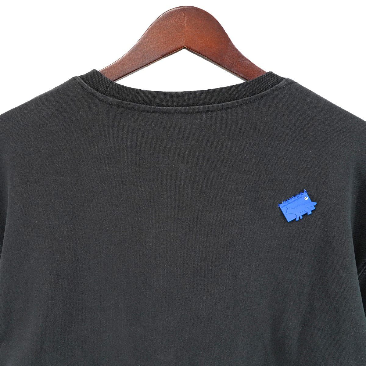 21AW  Meditation Fox T-Shirt コラボ The Bluest Foxコレクションキツネ フォックス ワッペン ロゴ パッチ ピスネーム Tシャツ