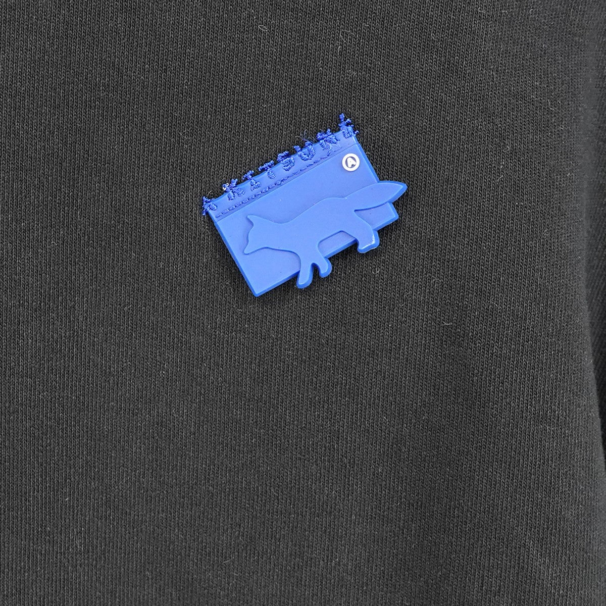 21AW  Meditation Fox T-Shirt コラボ The Bluest Foxコレクションキツネ フォックス ワッペン ロゴ パッチ ピスネーム Tシャツ