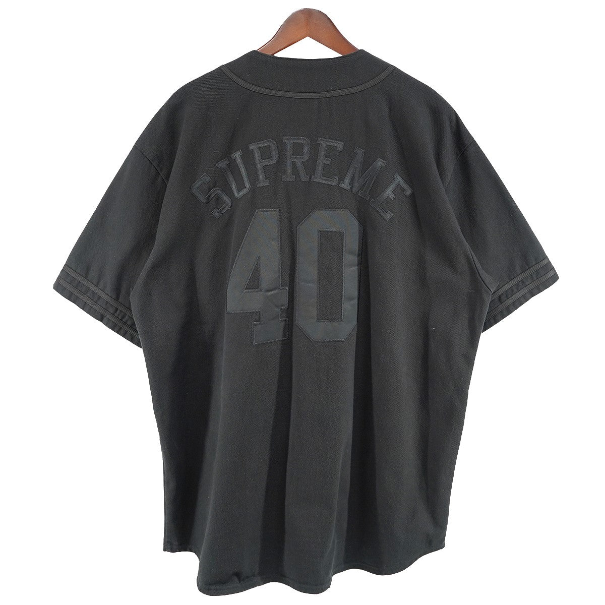25SS 40 Acres Twill Baseball Jerseyロゴ 40エーカーズズ ツイル ベースボール ジャージ 半袖シャツ