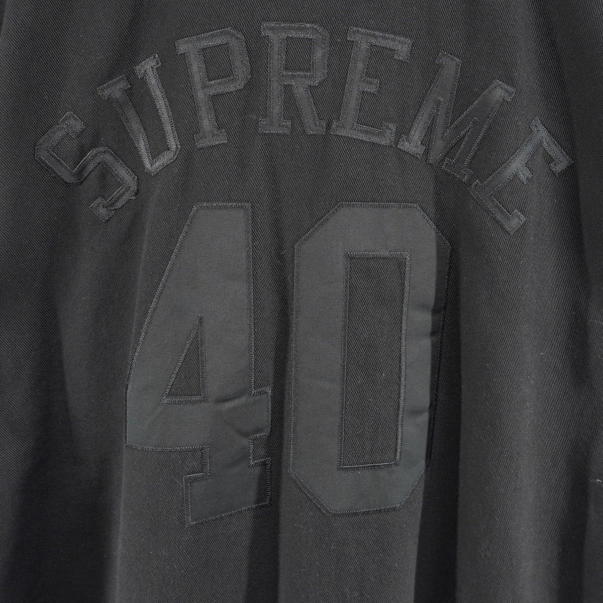 25SS 40 Acres Twill Baseball Jerseyロゴ 40エーカーズズ ツイル ベースボール ジャージ 半袖シャツ