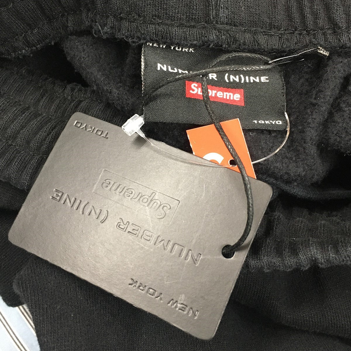 25AW Number (N)ine Drawstring Sweatpantコラボ ロゴ ナンバーナイン ドローストリング イージー スウェットパンツ