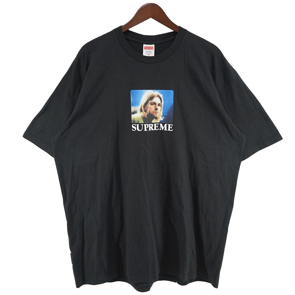 23SS  Kurt Cobain Tee ロゴ カートコバーン NIRVANA ニルヴァーナMTV アンプラグド・イン・ニューヨーク フォト Tシャツ