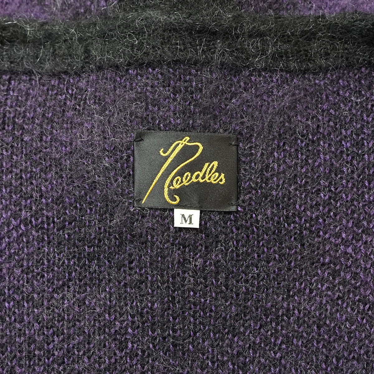 Mohair Cardigan (Diamond ／ Argyle pattern)モヘヤ ニット カーディガン
