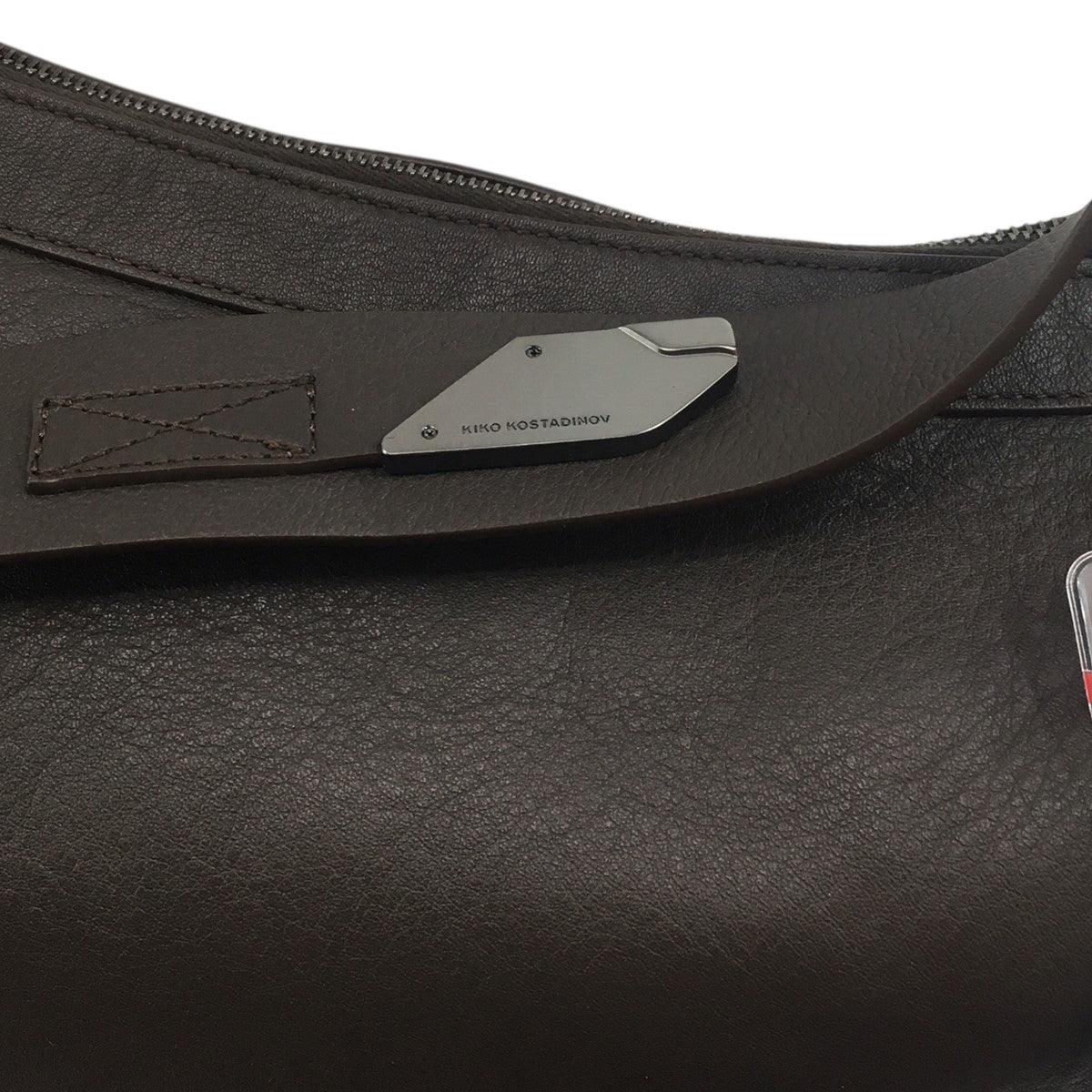 25AW Moravia Bag モラビアバッグ ハーフムーン レザー ショルダーバッグ 鞄