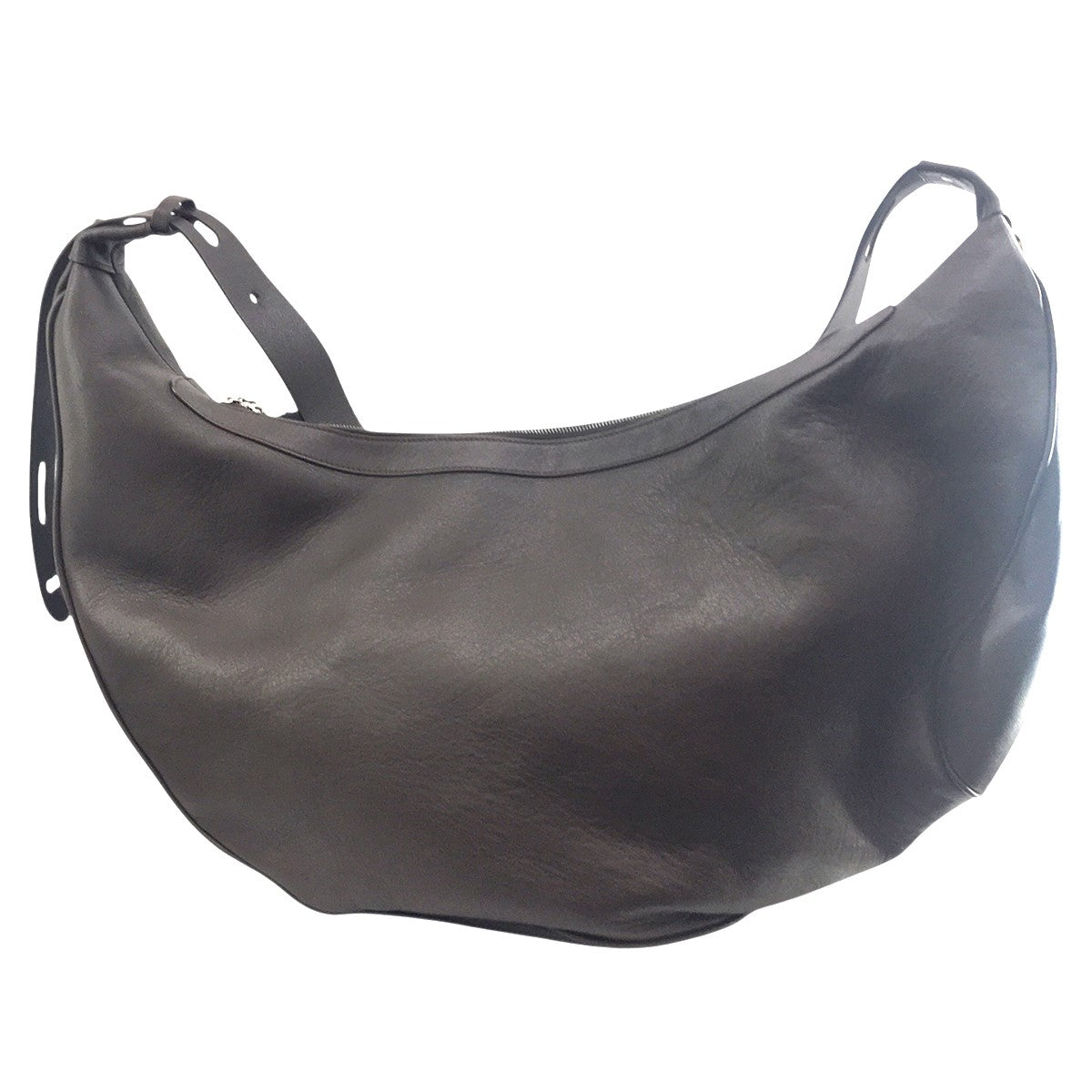 25AW Moravia Bag モラビアバッグ ハーフムーン レザー ショルダーバッグ 鞄