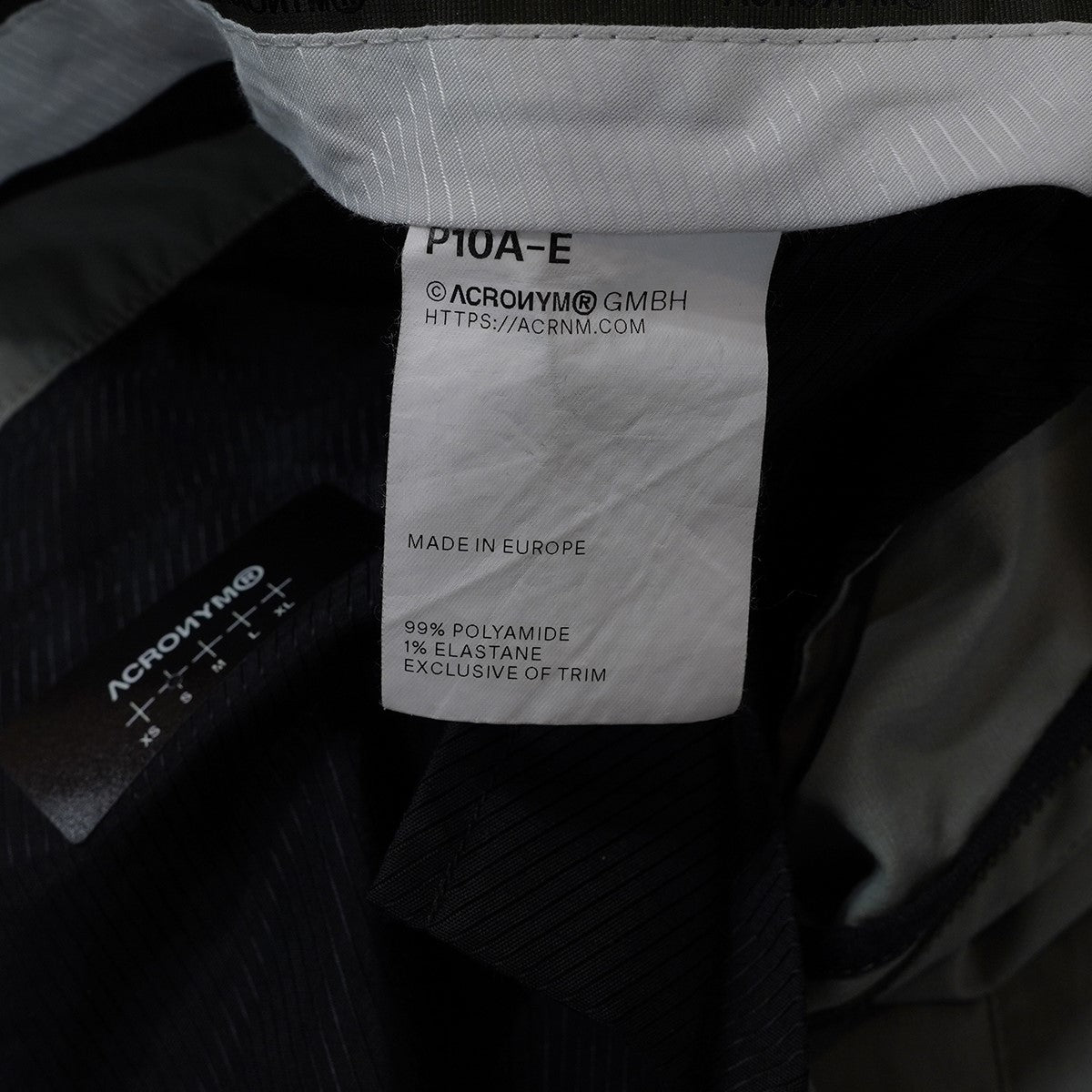 19SS P10A-E Encapsulated Nylon Articulated Cargo Pant2-Wayジップ 多機能8ポケット カラビナループ アーティキュレーテッド カーゴ パンツ