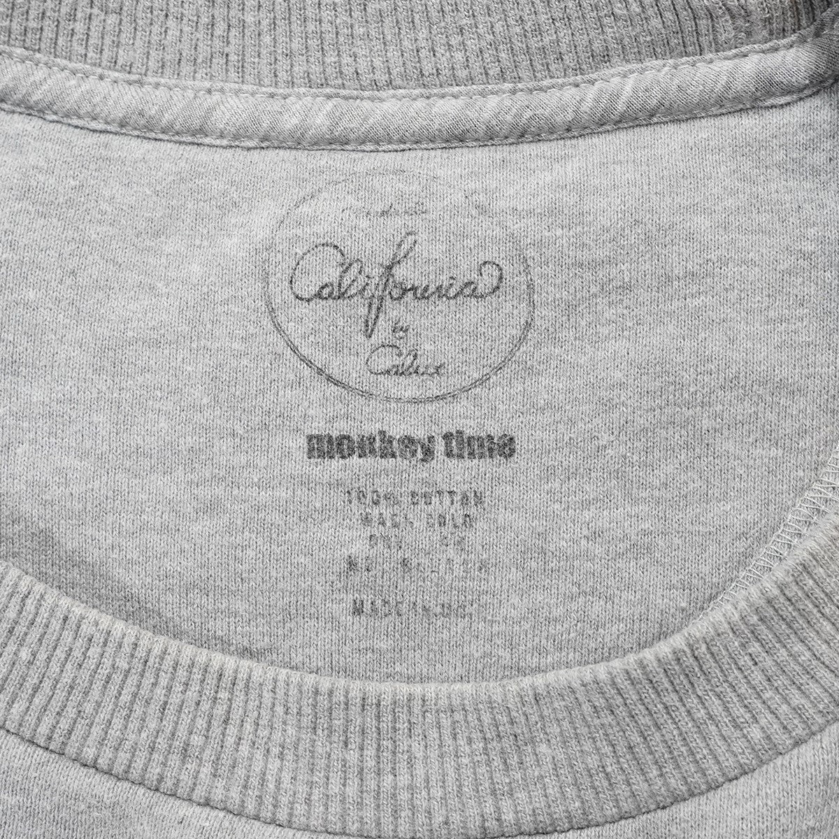 21AW × CALUX OVER DYE SWEAT CREW製品染め オーバーサイズ クルーネック スウェット トレーナー