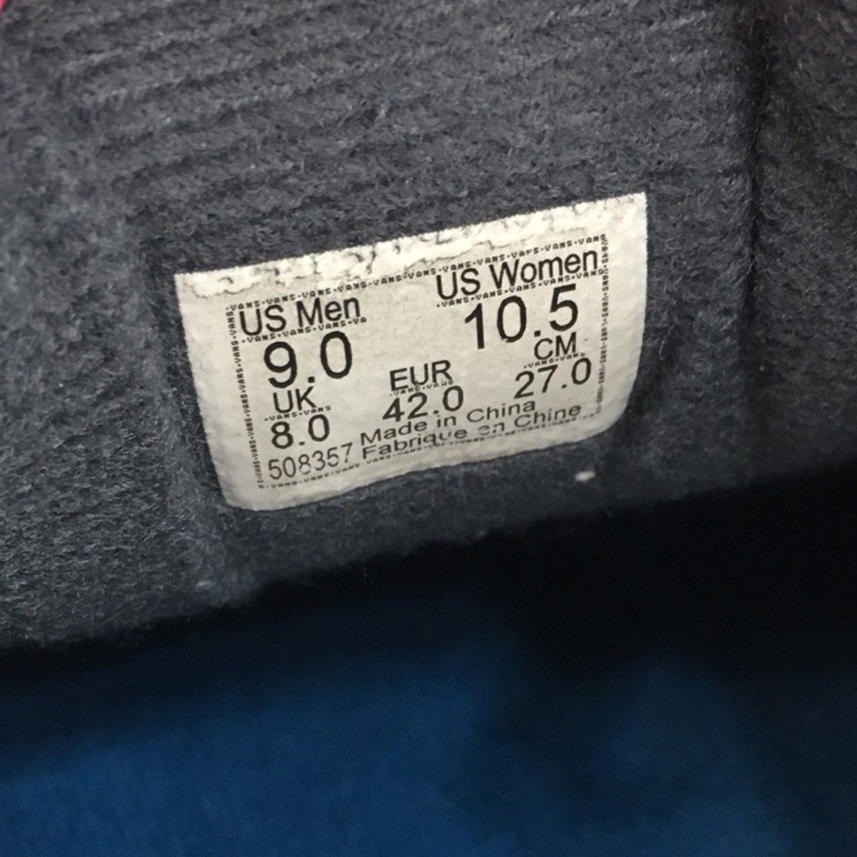 ×VANS コラボ 508357 HALF CAB ハーフキャブ スニーカー シューズ 靴