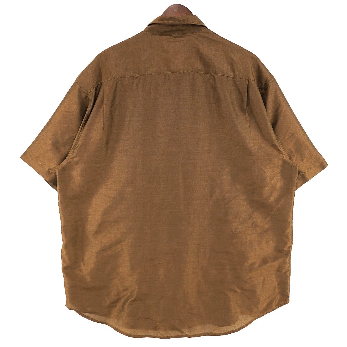 26SS Pintuck S／S Shirtピンタック ロゴ 刺繍 ショートスリーブ 半袖 キューバ シャツ