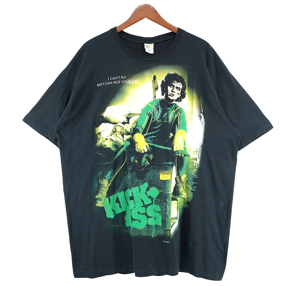 2010s KICK-ASS オフィシャルプロモTee映画キック・アス デイヴ グラフィック ムービー Tシャツ