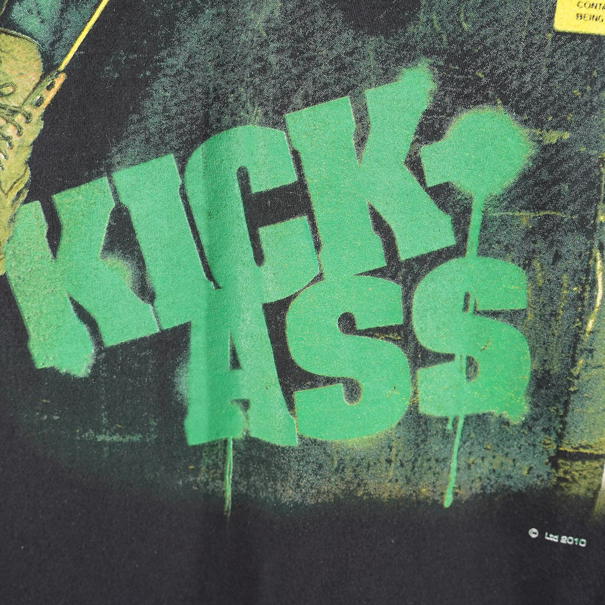 2010s KICK-ASS オフィシャルプロモTee映画キック・アス デイヴ グラフィック ムービー Tシャツ