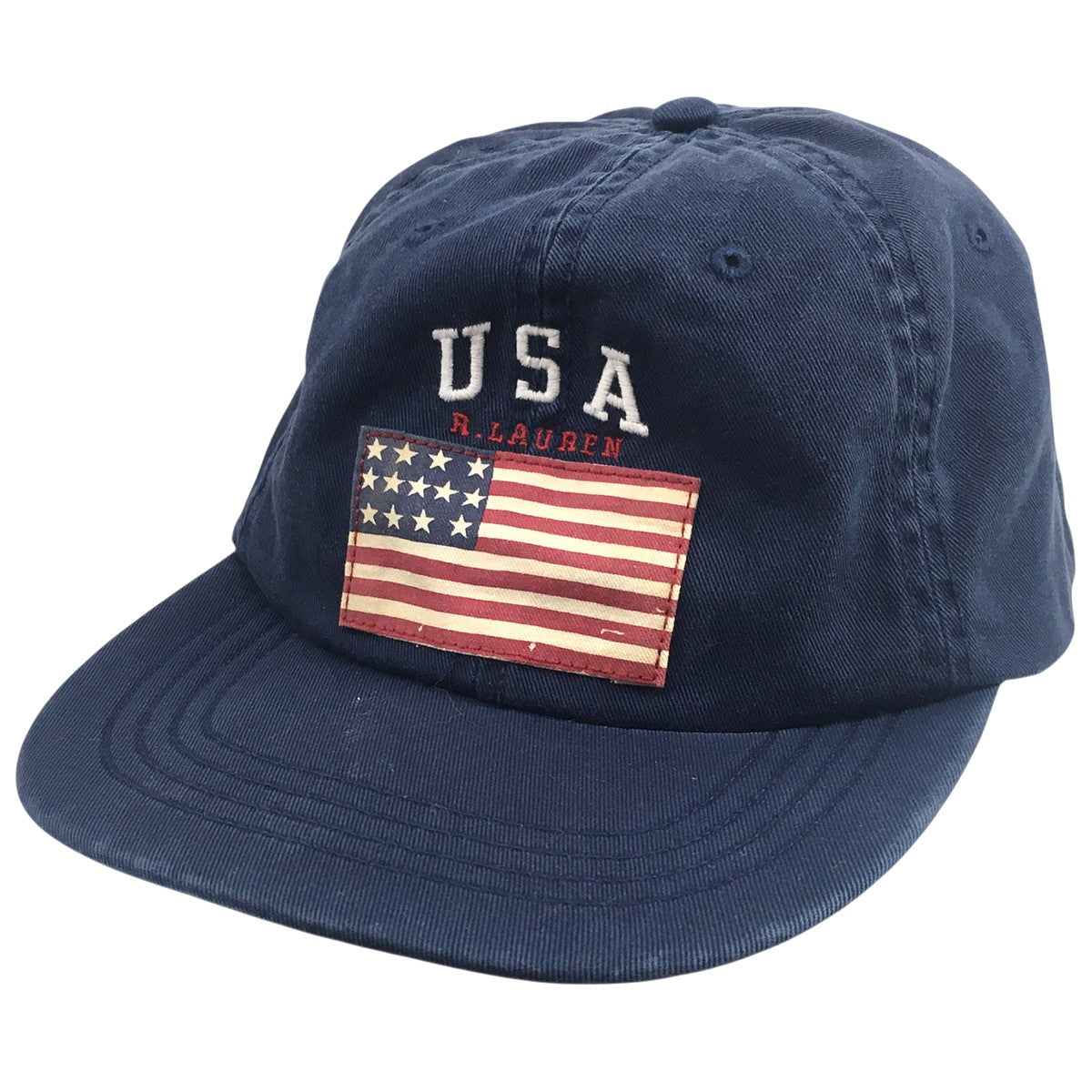 USA Flag Baseball CapUSA フラッグ ロゴ ベースボール キャップ 帽子