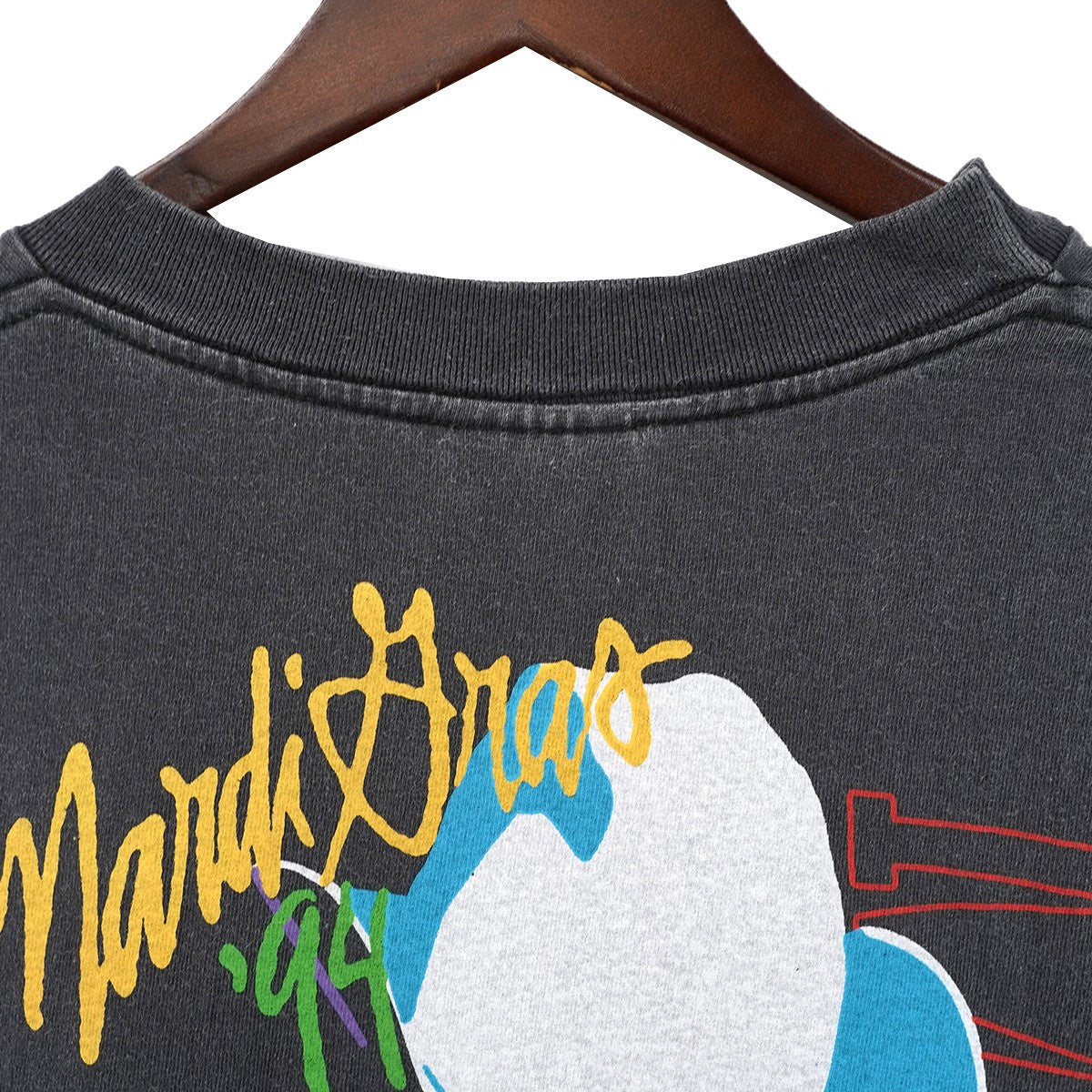 復刻 Murdi Gras Cowboy 94 T-Shirt Vintage ヴィンテージ加工マルディグラ マルボロ・マン カウボーイ プリント ロゴ ポケット Tシャツ