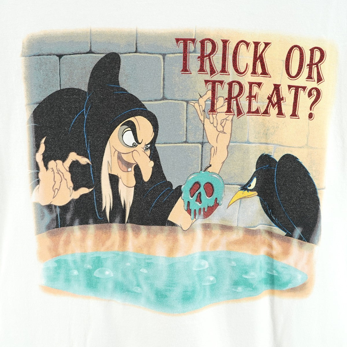 00s 白雪姫 Snow White 魔女 ヴィランDisney TRICK OR TREAT ディズニー トリックオアトリート グラフィック Tシャツ