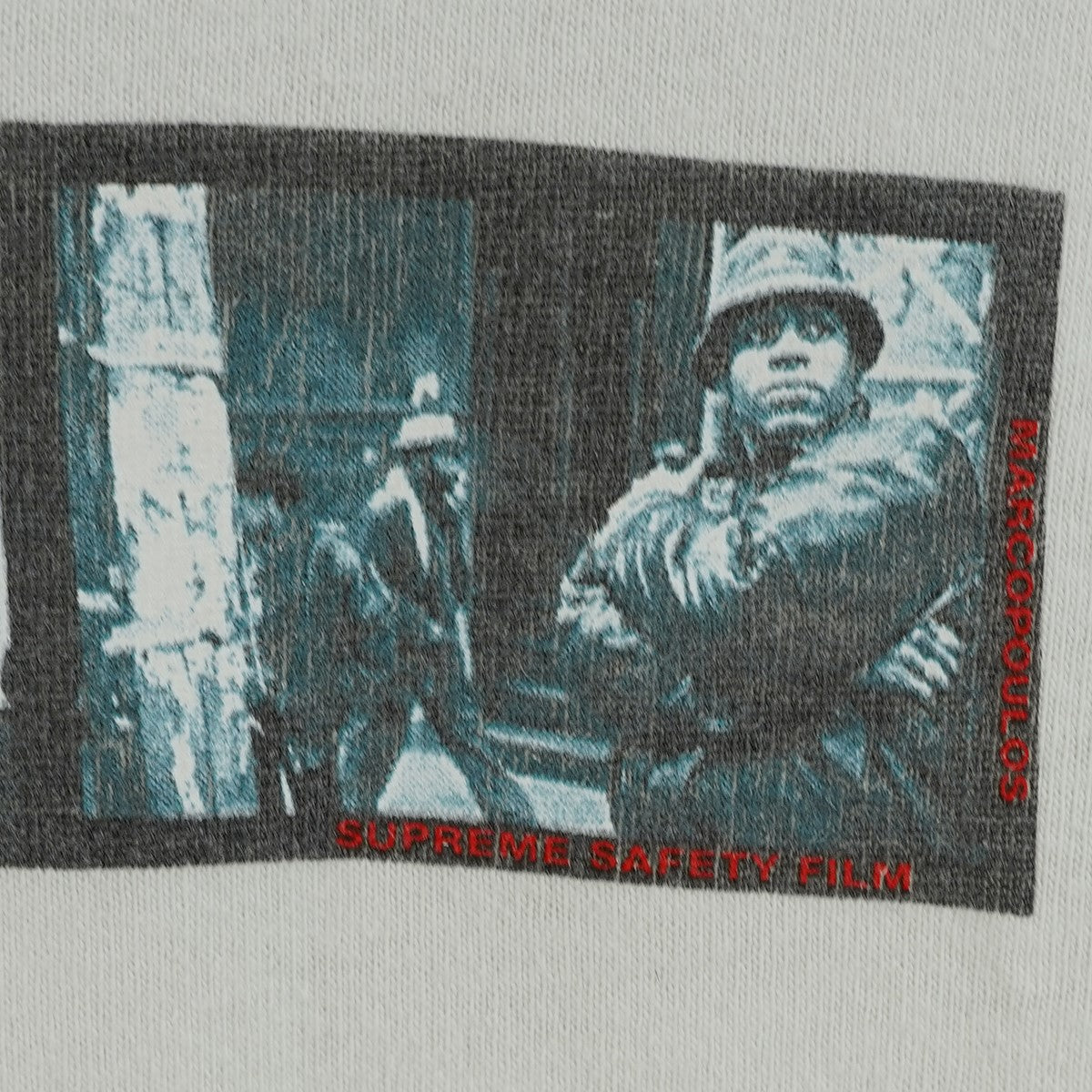 90s 99年  Ari Marcopoulos Safety Film Photo Tee オールド アーカイヴ写真家アリ・マルコポロス 最初期 ロゴ フォト Tシャツ
